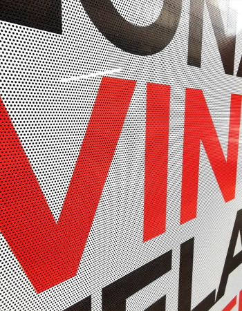 Vinil Microperforado Brillante UV