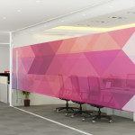 Vinil Esmerilado con Impresion UV